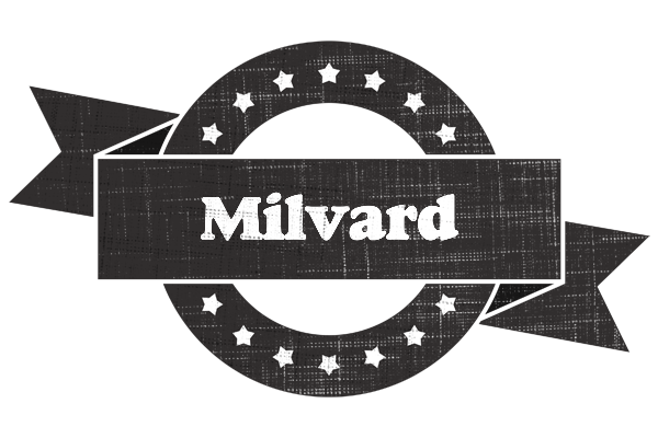 Milvard grunge logo