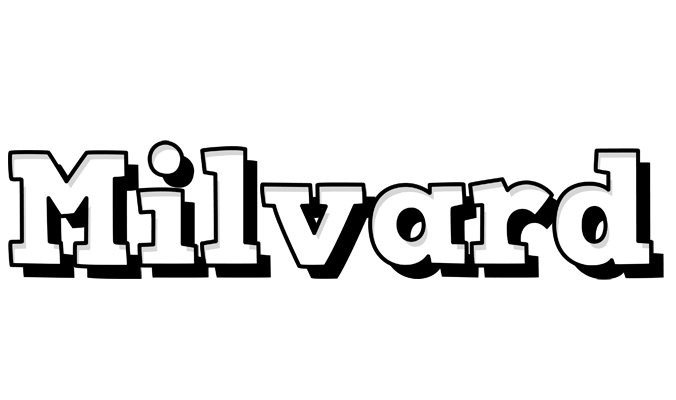 Milvard snowing logo
