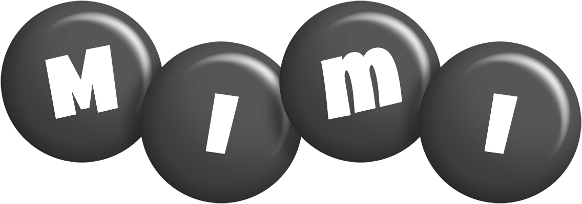 Mimi candy-black logo