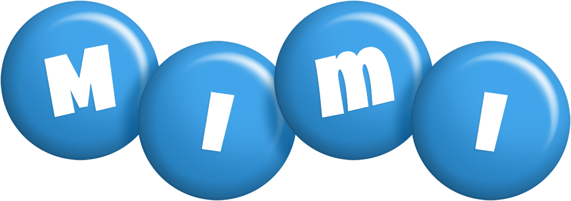 Mimi candy-blue logo