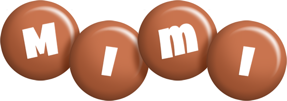 Mimi candy-brown logo