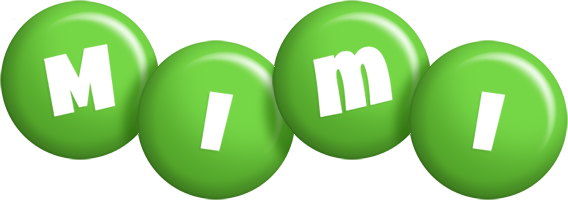 Mimi candy-green logo