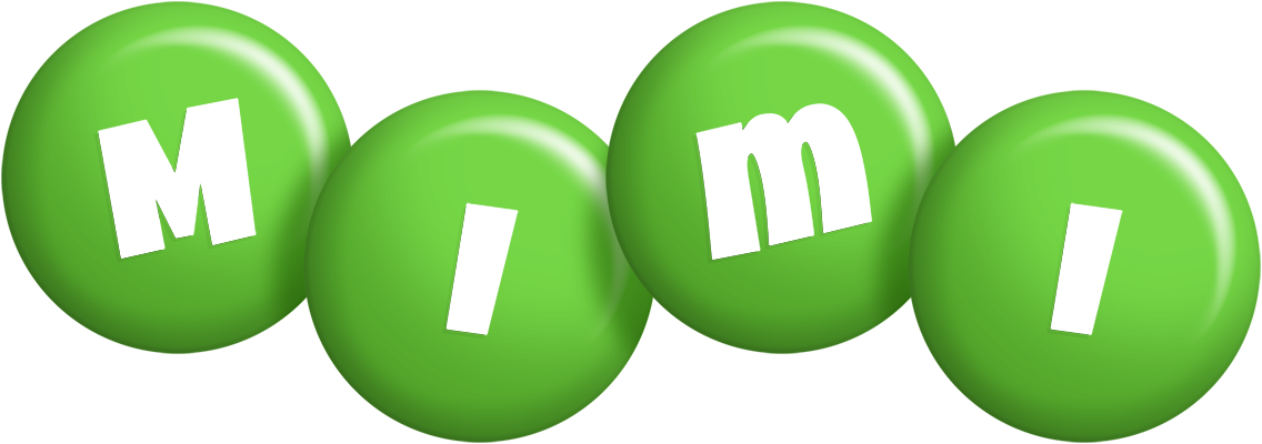 Mimi candy-green logo