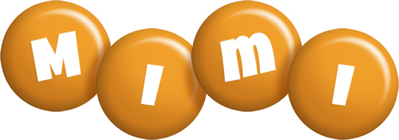 Mimi candy-orange logo