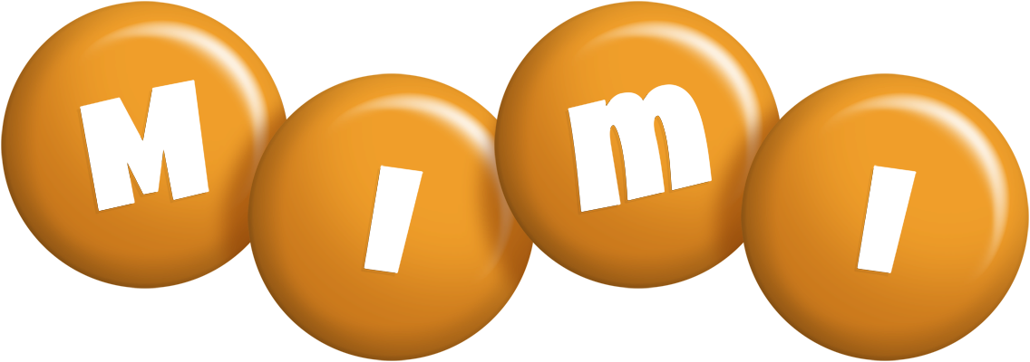 Mimi candy-orange logo