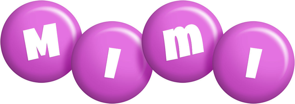 Mimi candy-purple logo