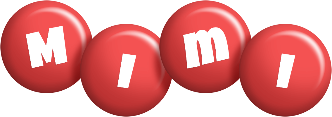 Mimi candy-red logo