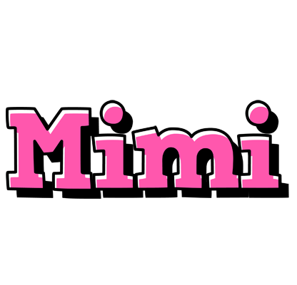 Mimi girlish logo
