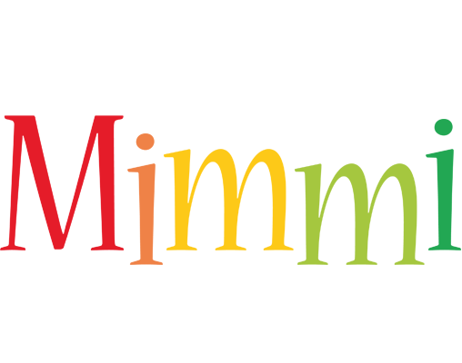 Mimmi birthday logo