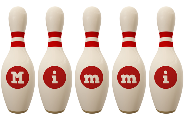 Mimmi bowling-pin logo