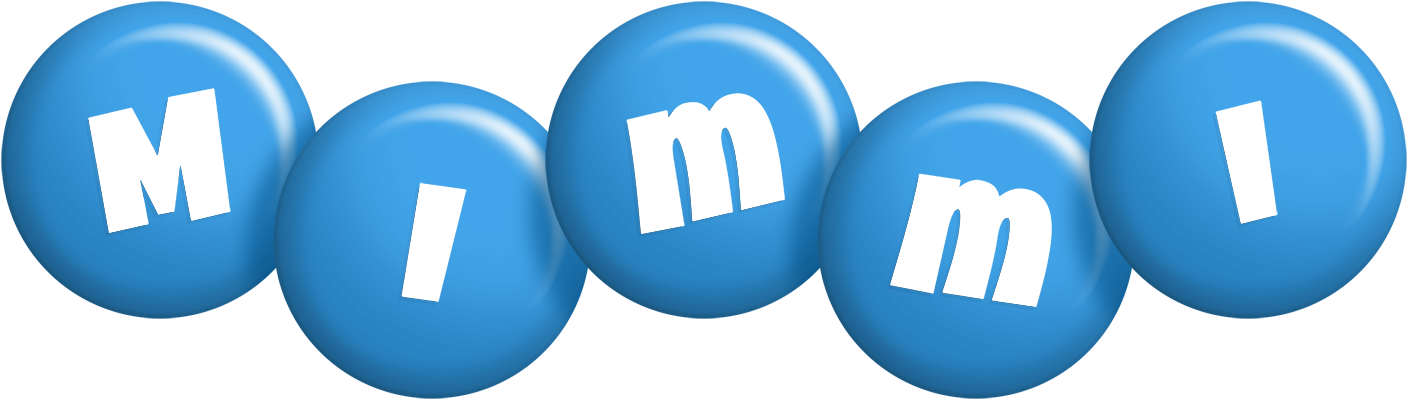 Mimmi candy-blue logo