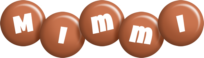 Mimmi candy-brown logo