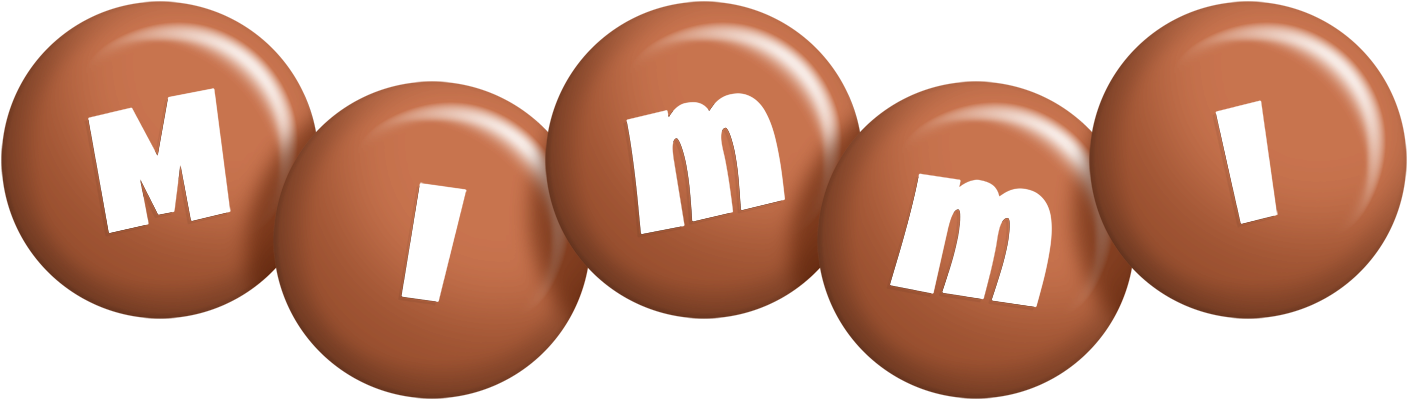 Mimmi candy-brown logo