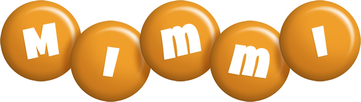 Mimmi candy-orange logo