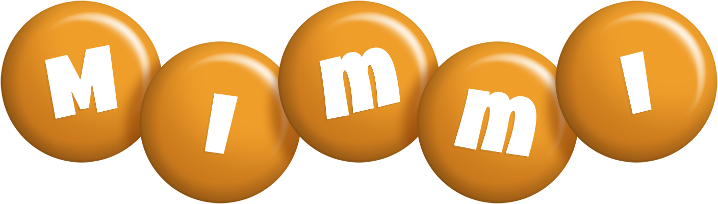 Mimmi candy-orange logo