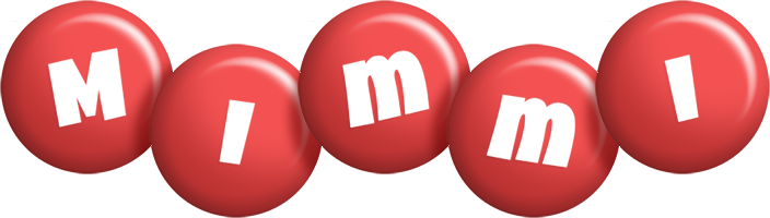 Mimmi candy-red logo
