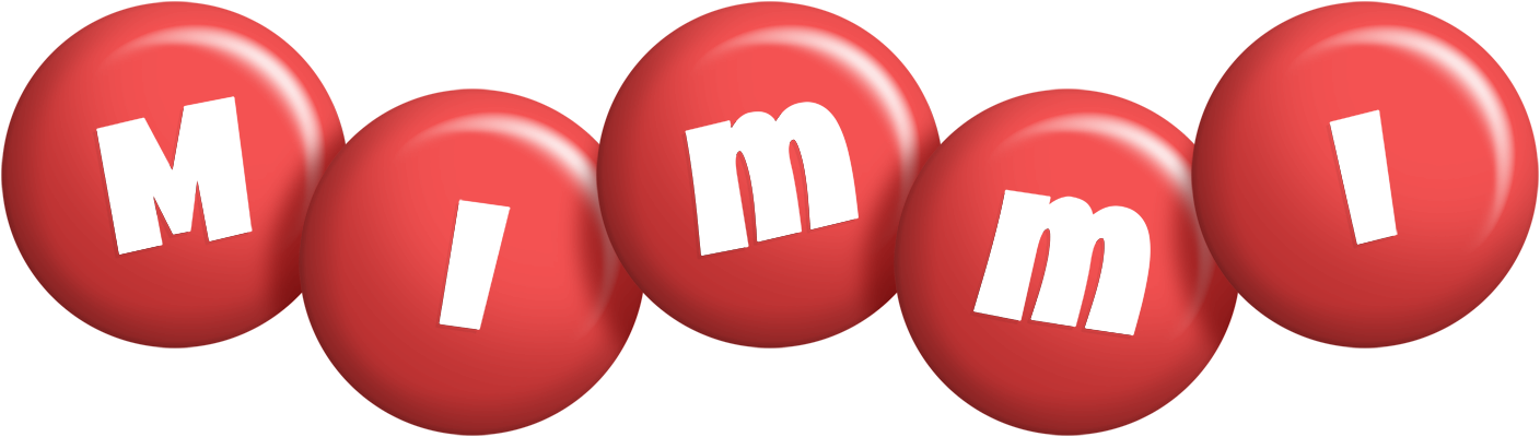 Mimmi candy-red logo