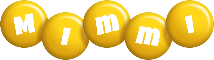Mimmi candy-yellow logo