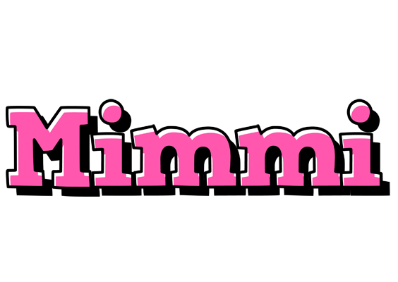 Mimmi girlish logo