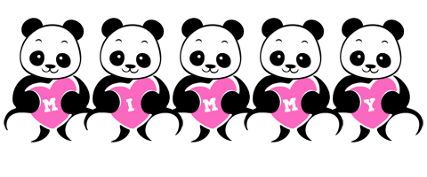 Mimmy love-panda logo