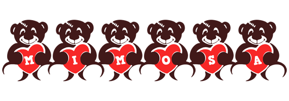 Mimosa bear logo