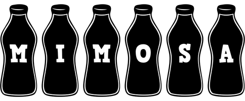 Mimosa bottle logo