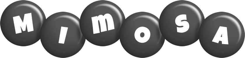 Mimosa candy-black logo