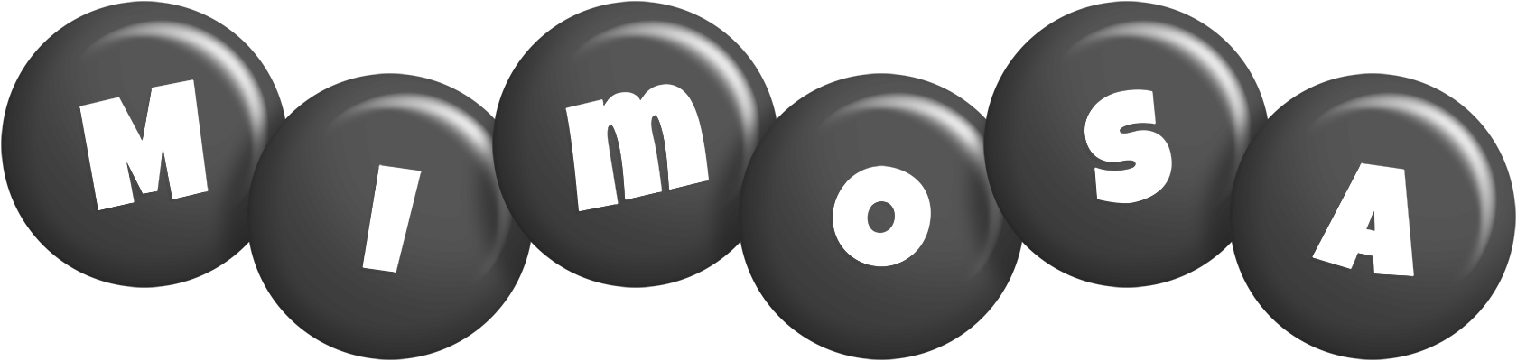 Mimosa candy-black logo