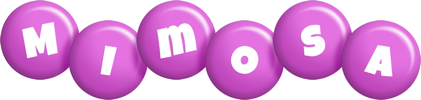 Mimosa candy-purple logo