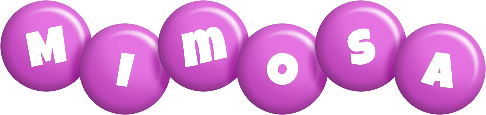 Mimosa candy-purple logo