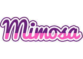Mimosa cheerful logo
