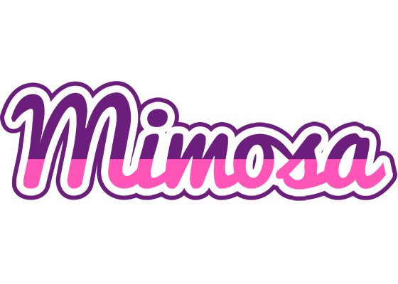 Mimosa cheerful logo