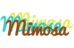Mimosa cupcake logo