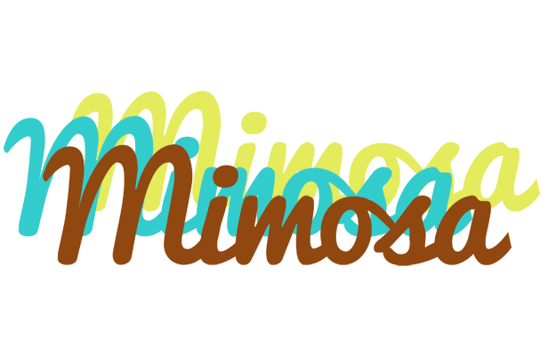 Mimosa cupcake logo