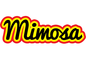 Mimosa flaming logo