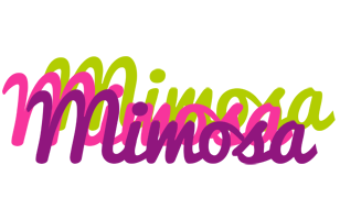 Mimosa flowers logo