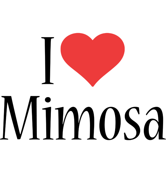 Mimosa i-love logo