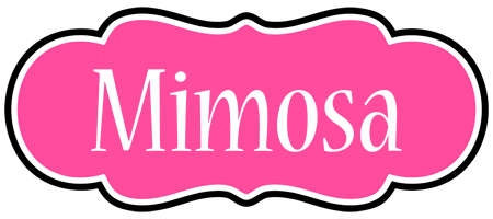 Mimosa invitation logo