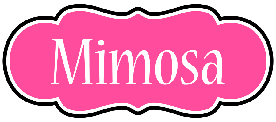 Mimosa invitation logo