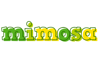 Mimosa juice logo