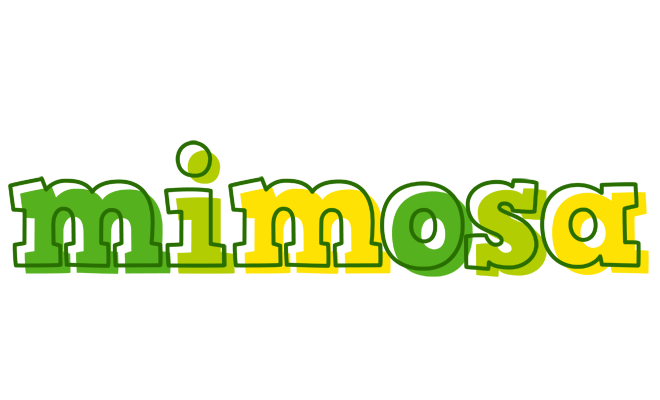 Mimosa juice logo