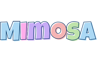 Mimosa pastel logo