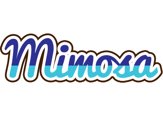 Mimosa raining logo