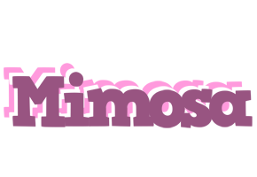 Mimosa relaxing logo