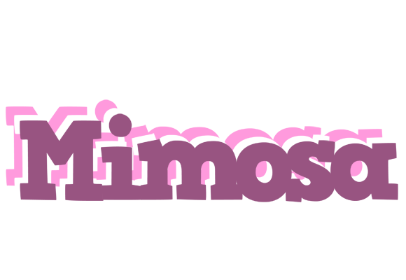 Mimosa relaxing logo