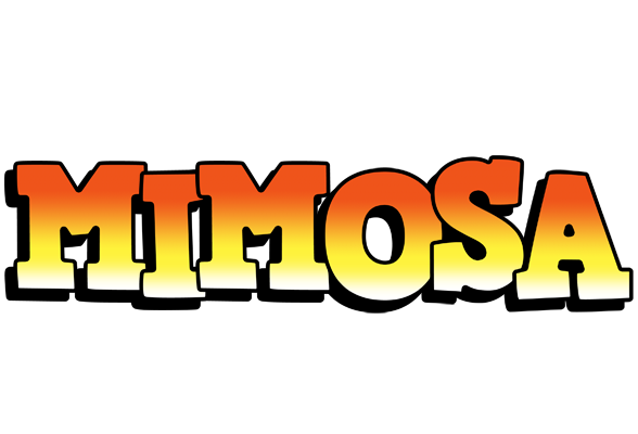 Mimosa sunset logo