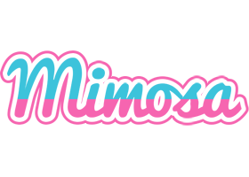Mimosa woman logo