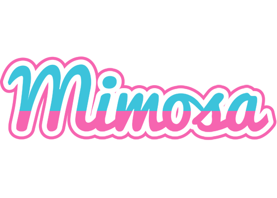 Mimosa woman logo