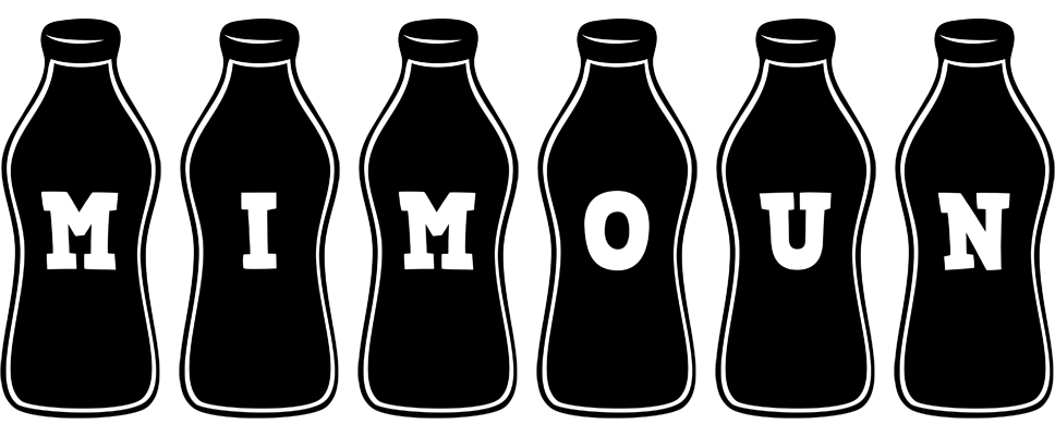 Mimoun bottle logo