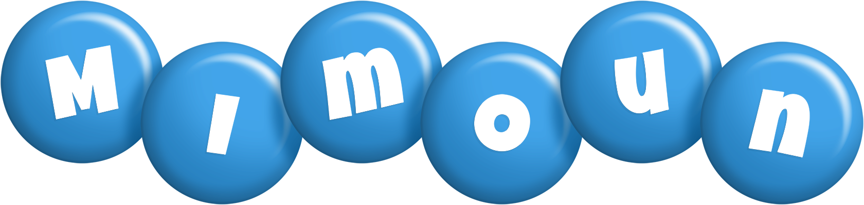 Mimoun candy-blue logo